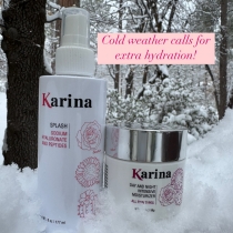 ❄️✨ Keep your skin glowing and nourished with Karina Corrective Skincare – featuring our Splash Toner and Day & Night Intensive Moisturizer. Your winter skincare essentials!
*
*
*
#karina25years #karinaskincare #ilovekarinaskincare #loveyourskin #localskincare #embraceyourconfidence #embraceyourbeauty #glowgetter #glowingcomplexion #glowwithconfidence #indianwells #palmdesert #shopkarinaskincare #karinacorrectiveskincare #mirelasspaandsalon